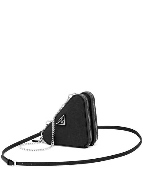 Prada Bolsa Transversal Triangle Mini .